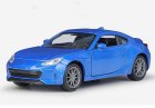 Kids 1:36 Scale Blue Welly Diecast Subaru BRZ Car Toy