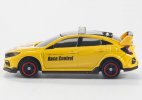 Yellow 1:64 Diecast Honda Civic Type R FK8 Race Control Car Toy