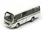 White Hong Kong Toyota Coaster TVB Diecast Coach Bus Toy