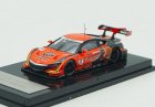 1:64 Orange Diecast Honda Acura NSX Concept Super GT500 Model