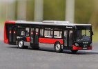 1:87 Scale Silver / White Plastic Iveco Ubranway City Bus Model