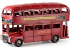 Red 12 Inch NO.52 Routemaster London Double Decker Bus Model