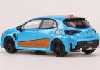 1:64 Scale Blue Gulf Diecast Toyota Corolla GR Model