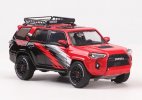 Red 1:64 Scale Diecast Toyota 4Runner TRD Pro Model