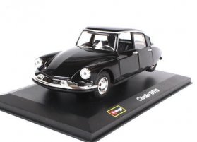 Black / Creamy White 1:32 Bburago Diecast Citroen DS19 Model