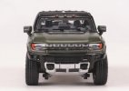 1:64 Scale Green / White / Blue Diecast Hummer EV SUV Model