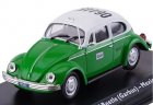 Green-White 1:43 Scale Diecast 1985 VW Beetle Taxi Model