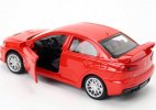 Blue /Red 1:41 Kids Diecast Mitsubishi Lancer Evolution Car Toy