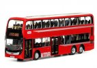 1:43 Red KMB Diecast ADL Enviro 500 Double Decker Bus Model