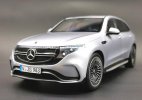 1:18 Scale Silver Diecast 2019 Mercedes-Benz EQC 400 N293 Model