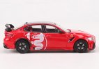 1:64 Scale Red Diecast Alfa Romeo Giulia GTAm Model