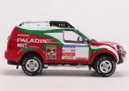 1:64 Scale Red Dakar Rally Diecast Nissan Paladin Model