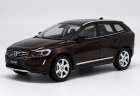 White / Brown 1:18 Scale Diecast Volvo XC60 SUV Model