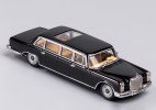 Wine Red / Black / White Diecast Mercedes-Benz 600 Pullman Model