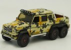 1:64 Yellow Diecast Mercedes-Benz G63 AMG Pickup Truck Model