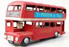 Red 11 Inch NO.76 Routemaster London Double Decker Bus Model