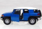 Yellow / Blue Kids 1:36 Welly Diecast Toyota FJ Cruiser Toy