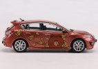 1:64 Scale Brown Painting Diecast Mazda 3 MPS Model