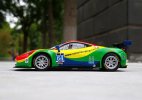 Bburago 1:43 Green Diecast 2015 Ferrari 458 Italia GT3 Model