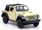 Kids 1:36 Scale Green / White Diecast Jeep Wrangler Rubicon Toy