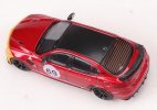 1:64 Scale Red-Yellow NO.69 Diecast Alfa Romeo Giulia GTAm Model