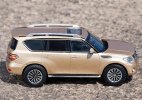 Black /Golden /White 1:64 Scale Diecast Nissan Patrol Y62 Model