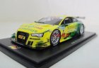 Yellow-Green 1:43 Scale SPARK Diecast 2012 Audi A5 DTM Model