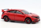 Red 1:64 Scale Asia Original Diecast Honda Civic Type R FK8 Toy