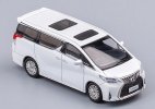 Black / White 1:64 Scale Diecast Lexus LM350 MPV Model