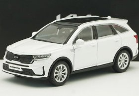 Gray / White 1:38 Scale Kids Diecast 2020 Kia Sorento SUV Toy