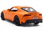 1:32 Scale Orange-Black Kids Diecast Toyota Supra Car Toy