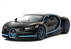 Maisto 1:24 Scale Blue Diecast Bugatti Chiron Model