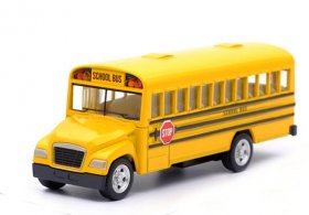 1:100 Scale Yellow Kids Diecast U.S. School Bus Toy