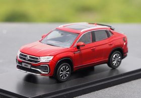 1:43 Scale Red / Blue Diecast 2020 VW Tayron X Model