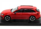 Red / Gray 1:43 Scale Spark Resin 2018 Audi RS 4 Avant Model