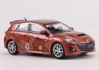 Brown Painting 1:64 Scale Diecast Mazda 3 MPS Model