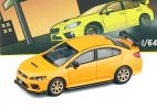 1:64 Scale Yellow / Blue Diecast Subaru Impreza WRX STI Model