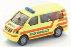 Yellow Mini Scale Kids SIKU 1462 VW Ambulance Van Toy