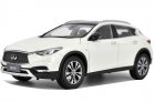 1:18 Scale White 2017 Diecast Infiniti QX30 Model