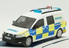 1:64 Scale Era Car White H.K. Police Diecast VW Caddy Maxi Model