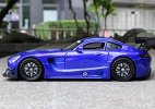 1:24 Scale Black / Blue MotorMax Diecast Mercedes-AMG GT3 Model