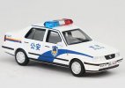 1:64 Scale White Police Diecast 2003 VW Jetta CiX Model