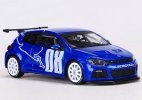 1:64 Scale Blue Diecast VW Scirocco R Racing Car Model