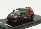 1:64 Red-Black YOKOHAMA Diecast 2022 Toyota GRMN Yaris Model