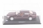 Wine Red 1:43 Scale Diecast Maserati Quattroporte V Model