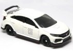 Kids White Diecast 2018 MF GHOST Honda Civic Type R FK8 Toy