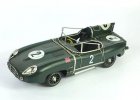 Deep Green Vintage Medium Scale Tinplate 1957 Jaguar XKSS Model