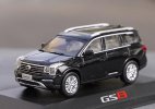 1:43 Scale Black / Blue Diecast 2017 Trumpchi GS8 SUV Model