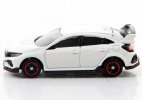 Kids 1:64 NO.58 White Diecast 2018 Honda Civic Type R FK8 Toy