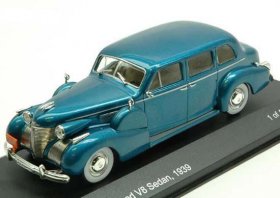 1:43 Blue WhiteBox Diecast 1939 Cadillac Fleetwood V8 Model